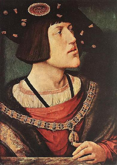 Bernard van orley Portrait of Charles V oil painting image